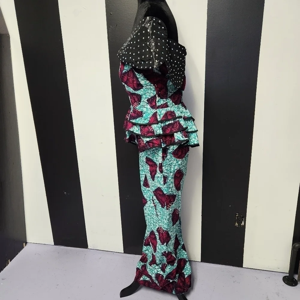Funky abstract vintage dress - Picture 3 of 6